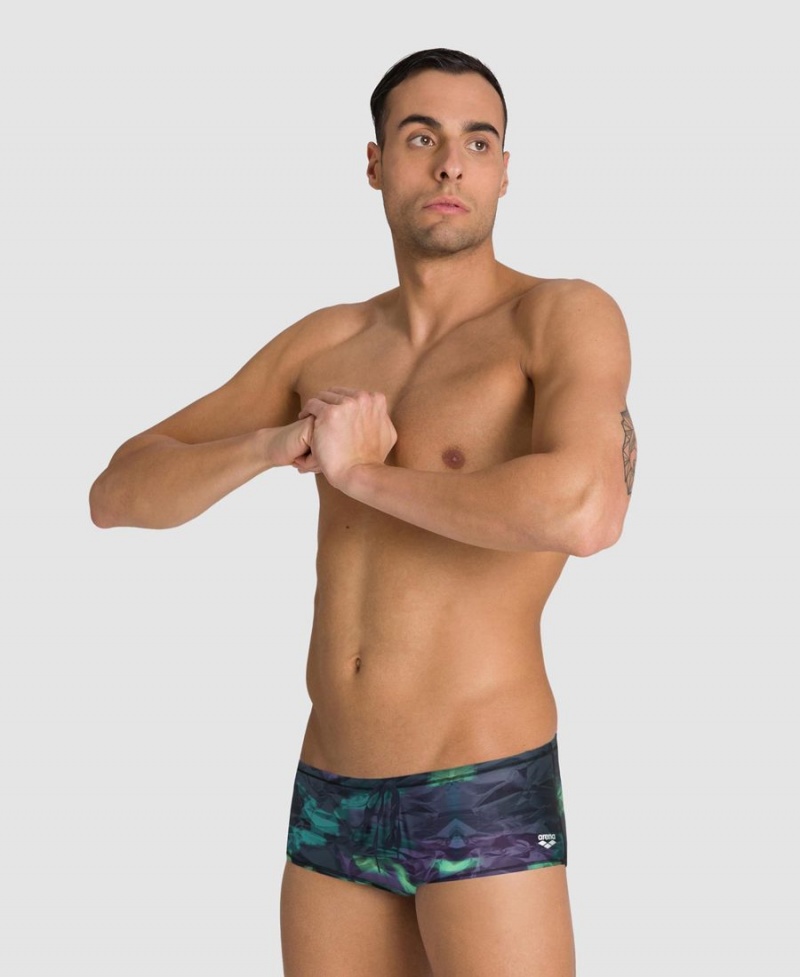 Slip de Bain Arena Reversible Drag Suit Bleu Marine Multicolore Homme | DKY-07989415