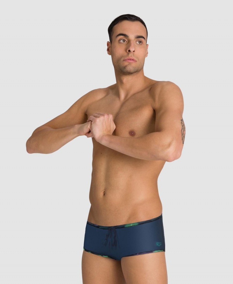 Slip de Bain Arena Reversible Drag Suit Bleu Marine Multicolore Homme | DKY-07989415