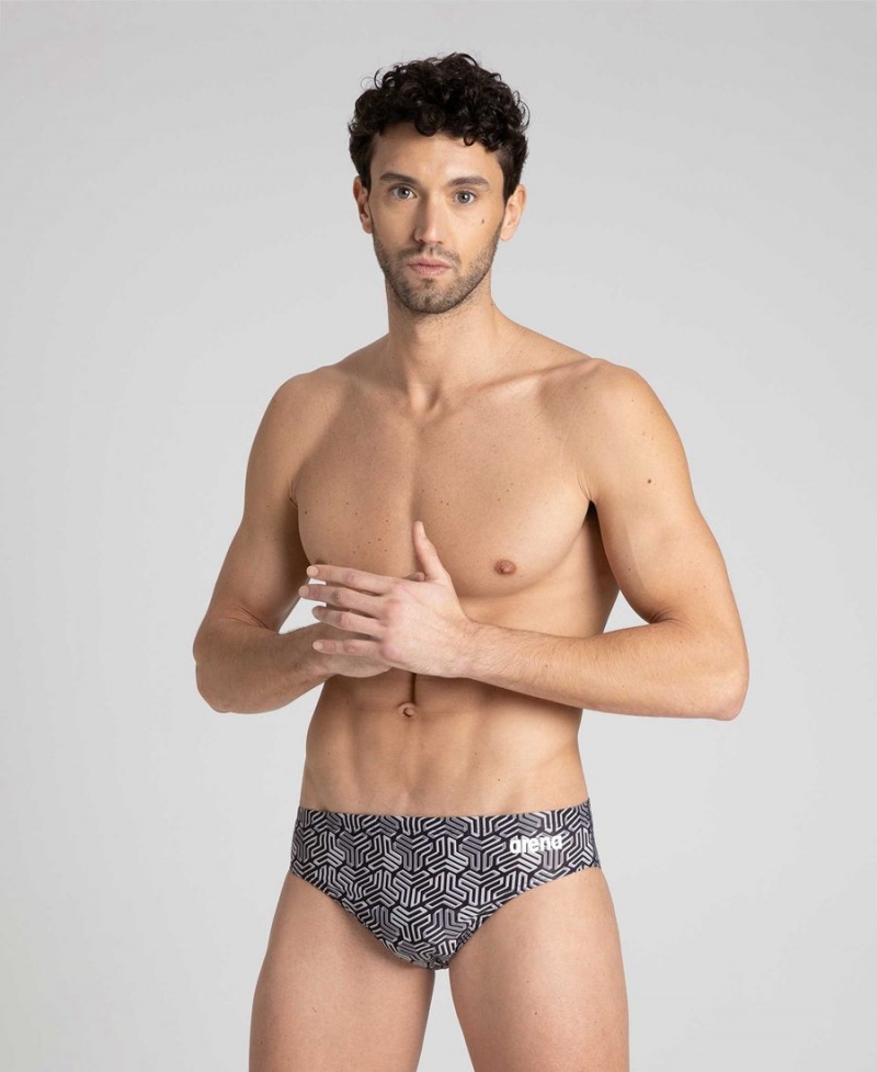 Slip de Bain Arena Kikko Noir Homme | QZK-11283692