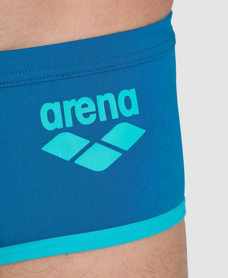 Slip de Bain Arena One Big Logo Bleu Turquoise Homme | OPW-53412335