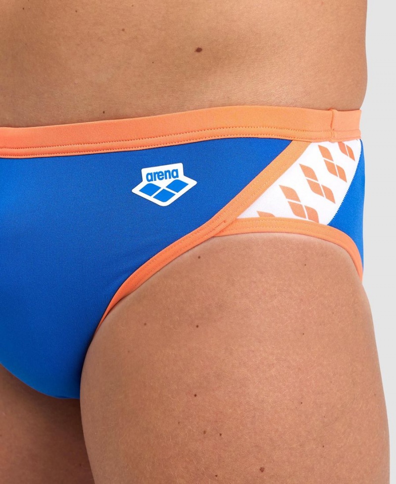 Slip de Bain Arena Icons Bleu Orange Homme | IKM-88871887