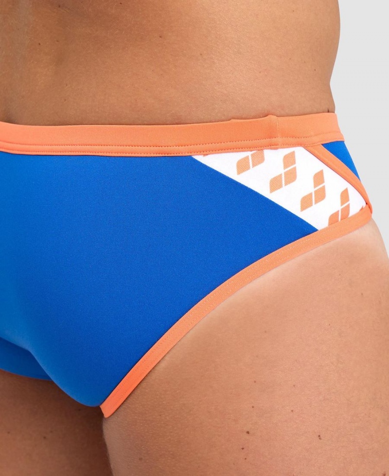 Slip de Bain Arena Icons Bleu Orange Homme | IKM-88871887