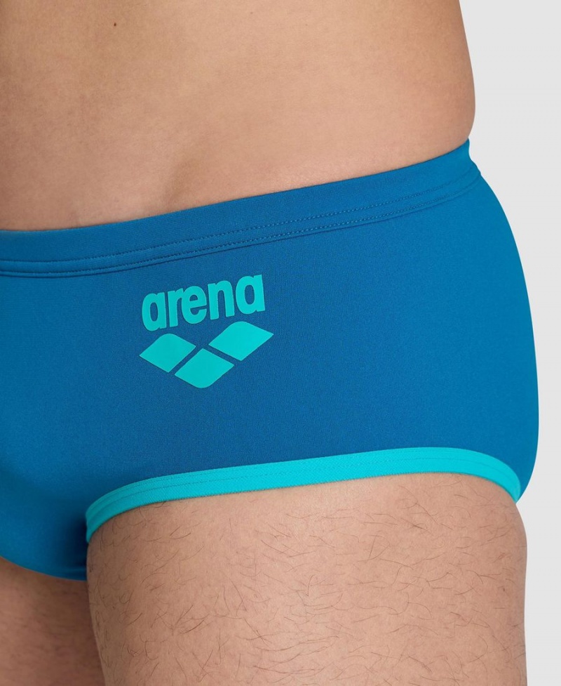 Slip de Bain Arena One Big Logo Bleu Turquoise Homme | OPW-53412335