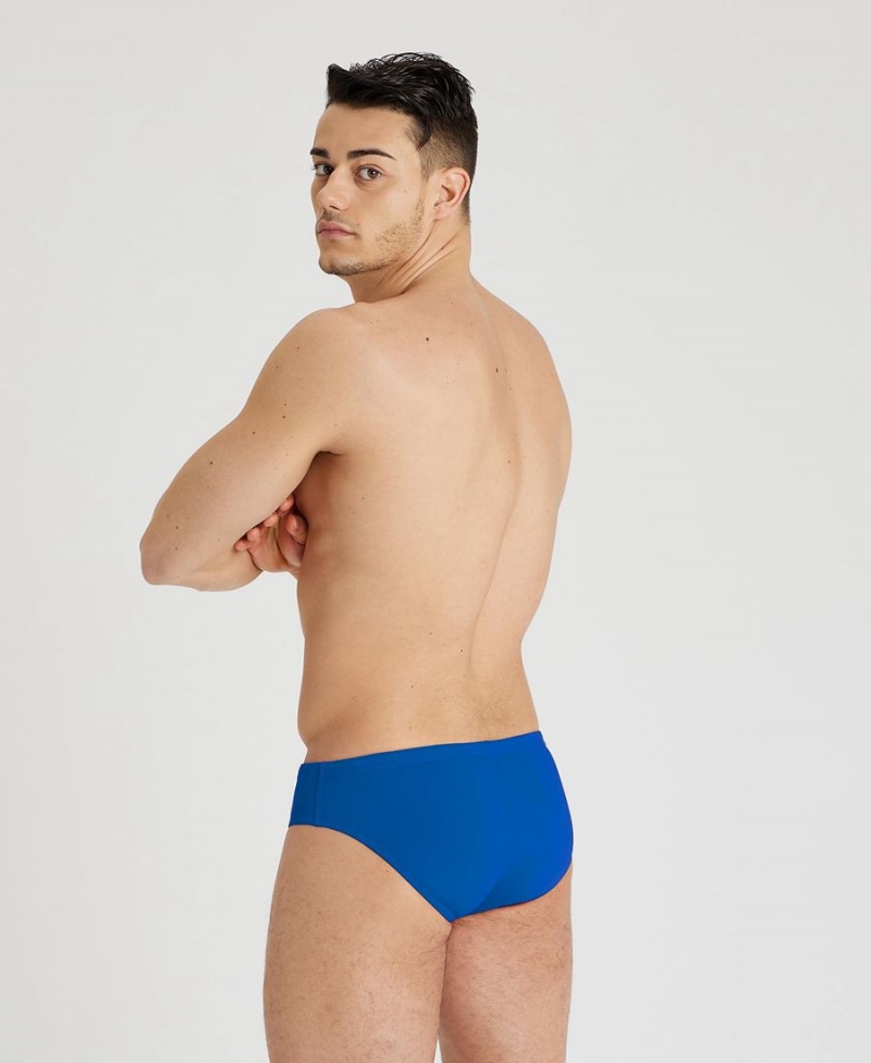 Slip de Bain Arena Team Solid D'eau Polo Bleu Homme | EYL-41100018