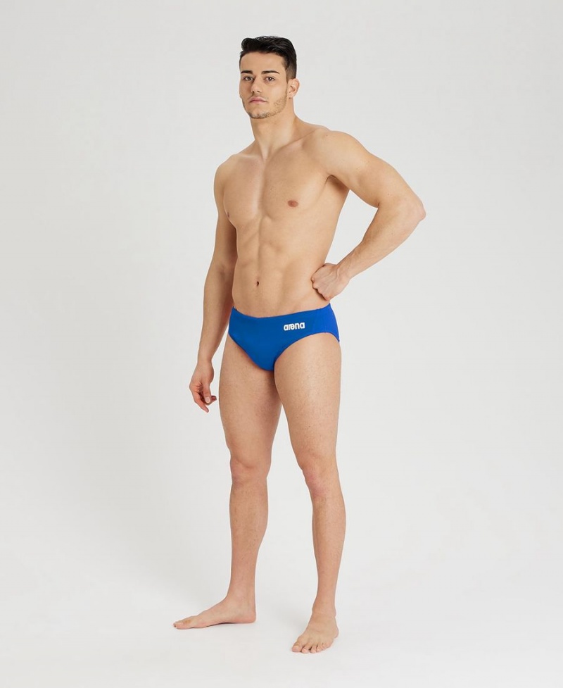 Slip de Bain Arena Team Solid D'eau Polo Bleu Homme | EYL-41100018