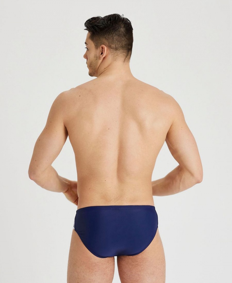 Slip de Bain Arena Icons Solid Bleu Marine Homme | QOI-41244341