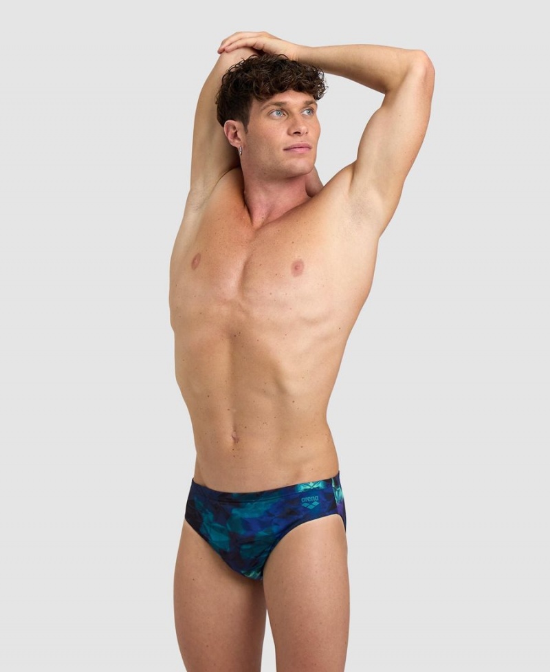 Slip de Bain Arena Hero Camo Vert Multicolore Homme | CQS-54275536