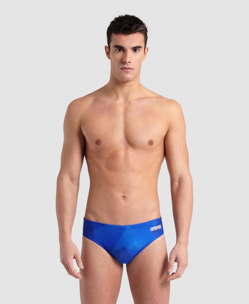 Slip de Bain Arena Halftone Bleu Homme | IAT-93188683