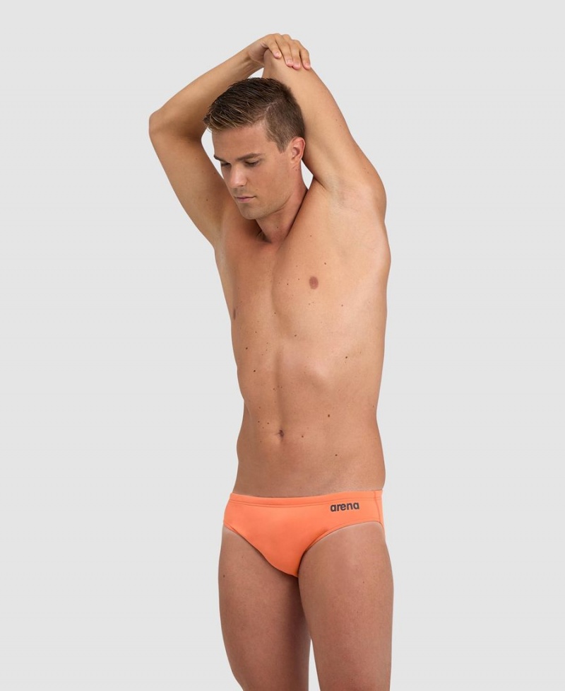 Slip de Bain Arena Team Solid Orange Grise Homme | FTK-59688299