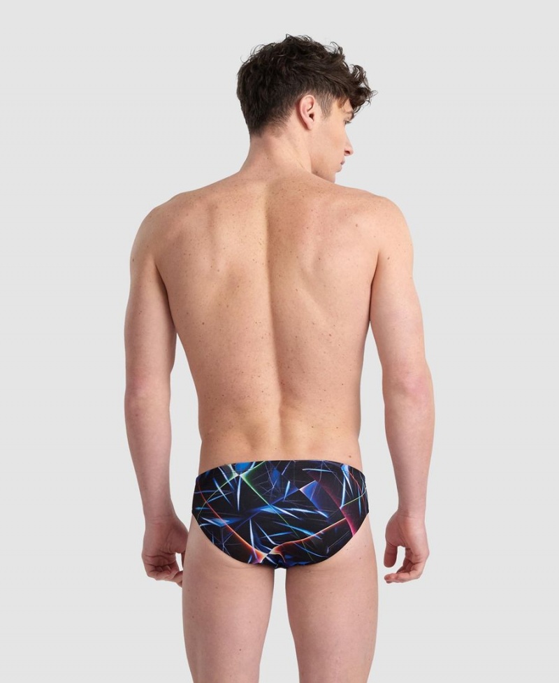 Slip de Bain Arena Allover Noir Multicolore Homme | LNO-09538497