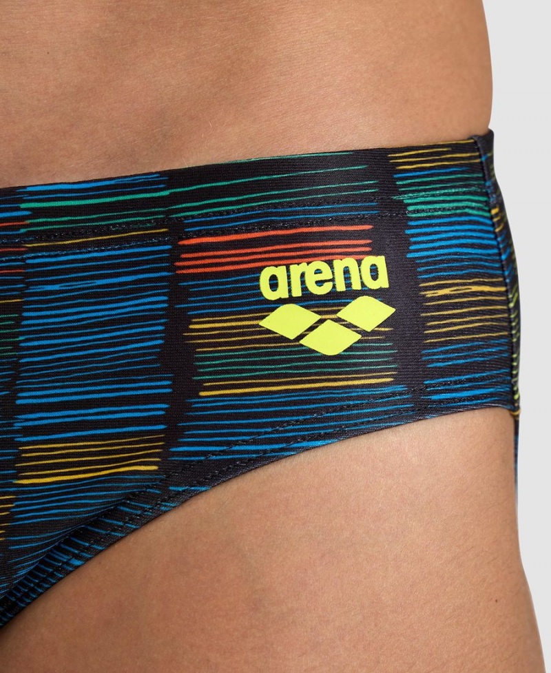 Slip de Bain Arena Slow Motion Noir Multicolore Homme | DAA-85844072