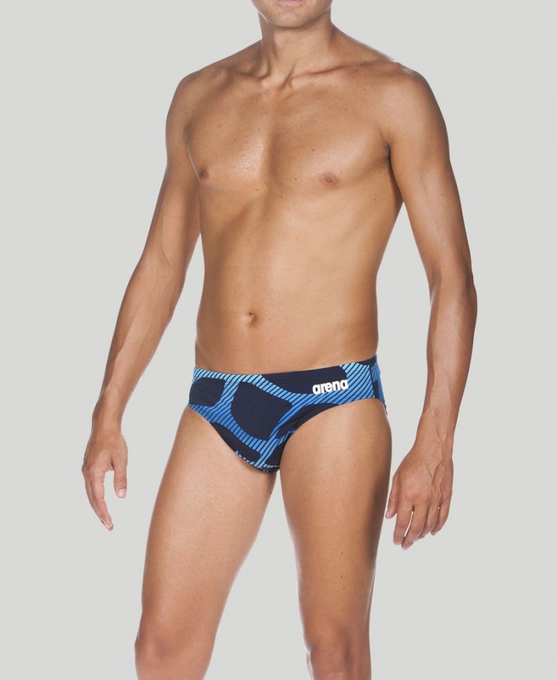 Slip de Bain Arena Spider Bleu Marine Homme | KEB-18865639