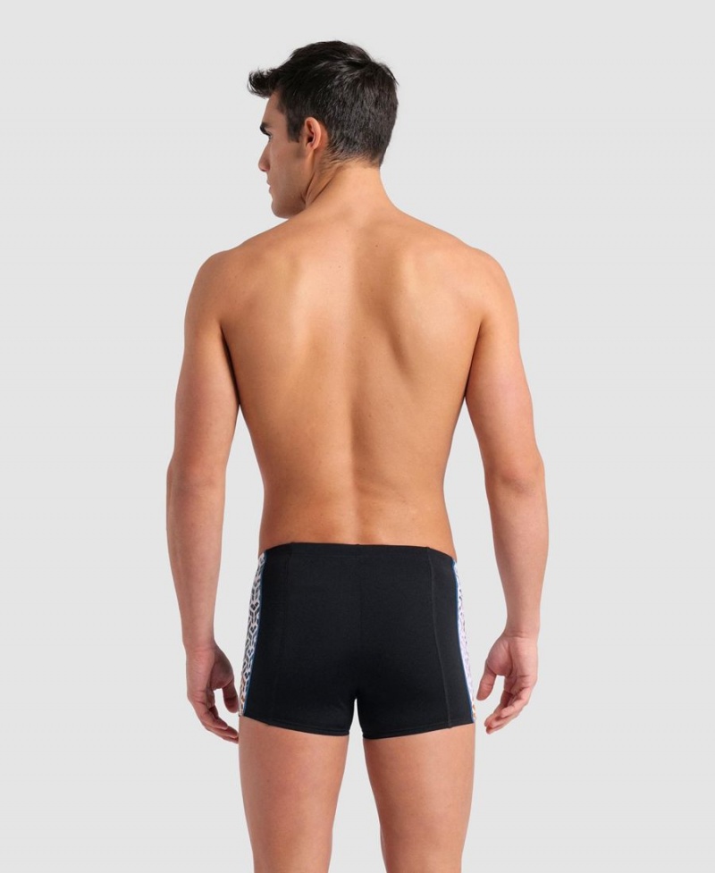 Slip de Bain Arena Planet D'eau Noir Multicolore Homme | EFH-42642526