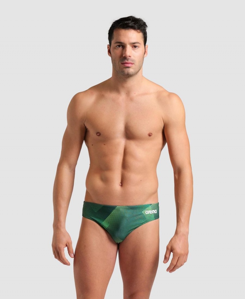 Slip de Bain Arena Halftone Vert Homme | MTT-41334460