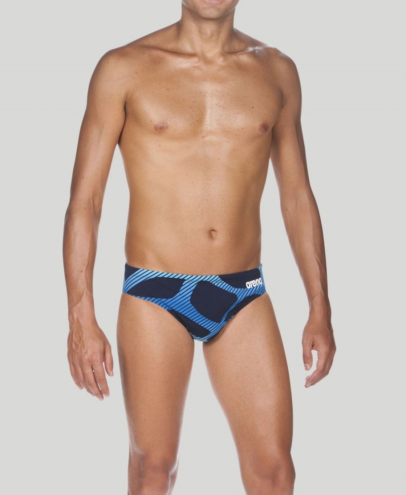 Slip de Bain Arena Spider Bleu Marine Homme | KEB-18865639