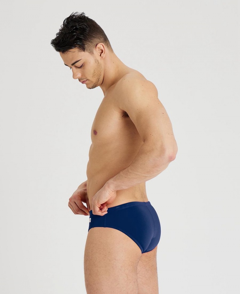 Slip de Bain Arena Team Solid D'eau Polo Bleu Marine Homme | TLC-20560584