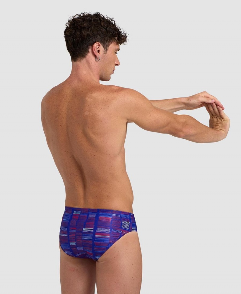 Slip de Bain Arena Slow Motion Bleu Multicolore Homme | TEZ-74244697