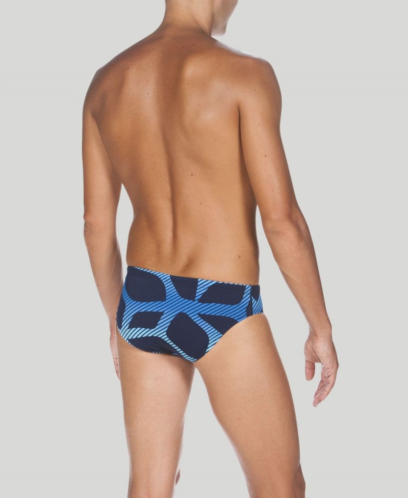 Slip de Bain Arena Spider Bleu Marine Homme | KEB-18865639