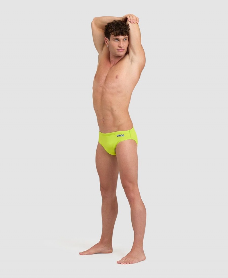 Slip de Bain Arena Team Solid Vert Bleu Homme | EQU-67286507