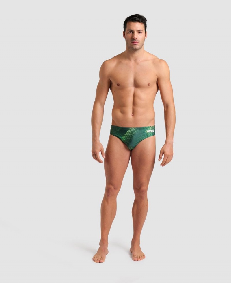 Slip de Bain Arena Halftone Vert Homme | MTT-41334460