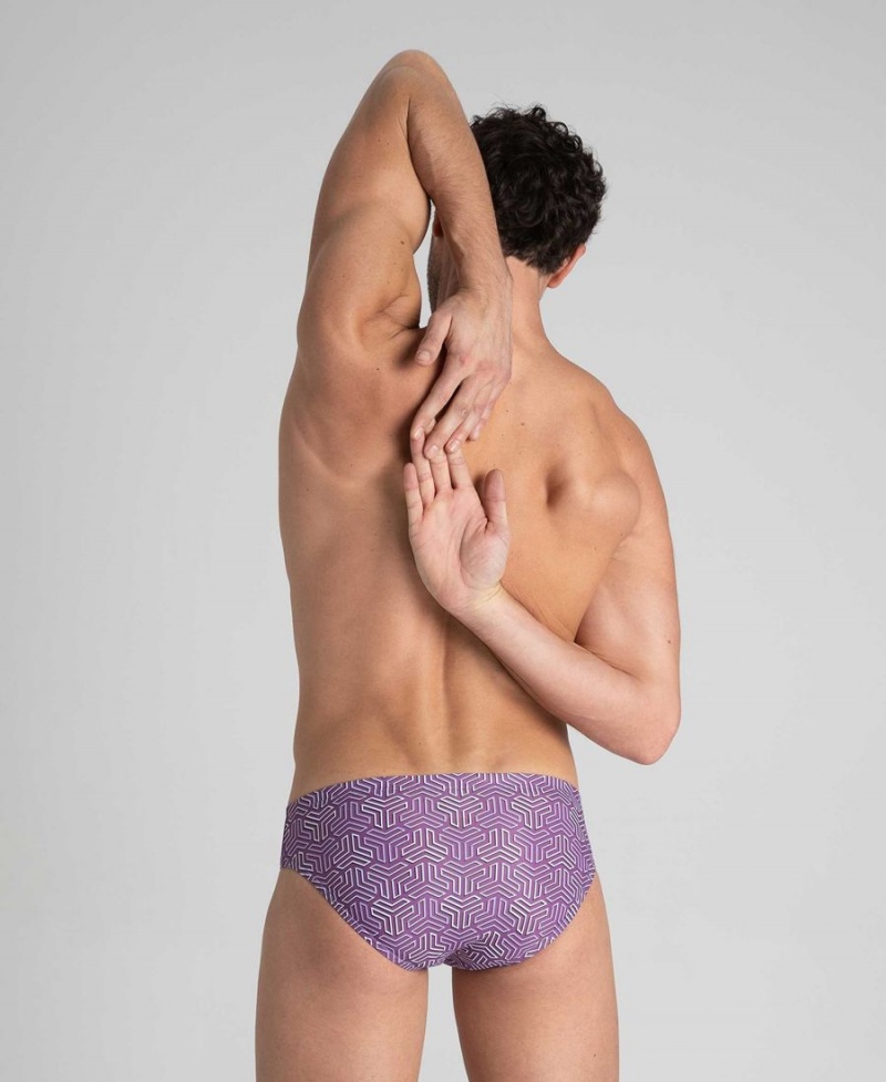 Slip de Bain Arena Kikko Violette Homme | DZR-01598271