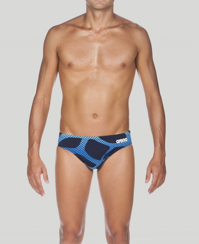 Slip de Bain Arena Spider Bleu Marine Homme | KEB-18865639