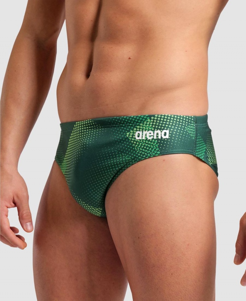 Slip de Bain Arena Halftone Vert Homme | MTT-41334460