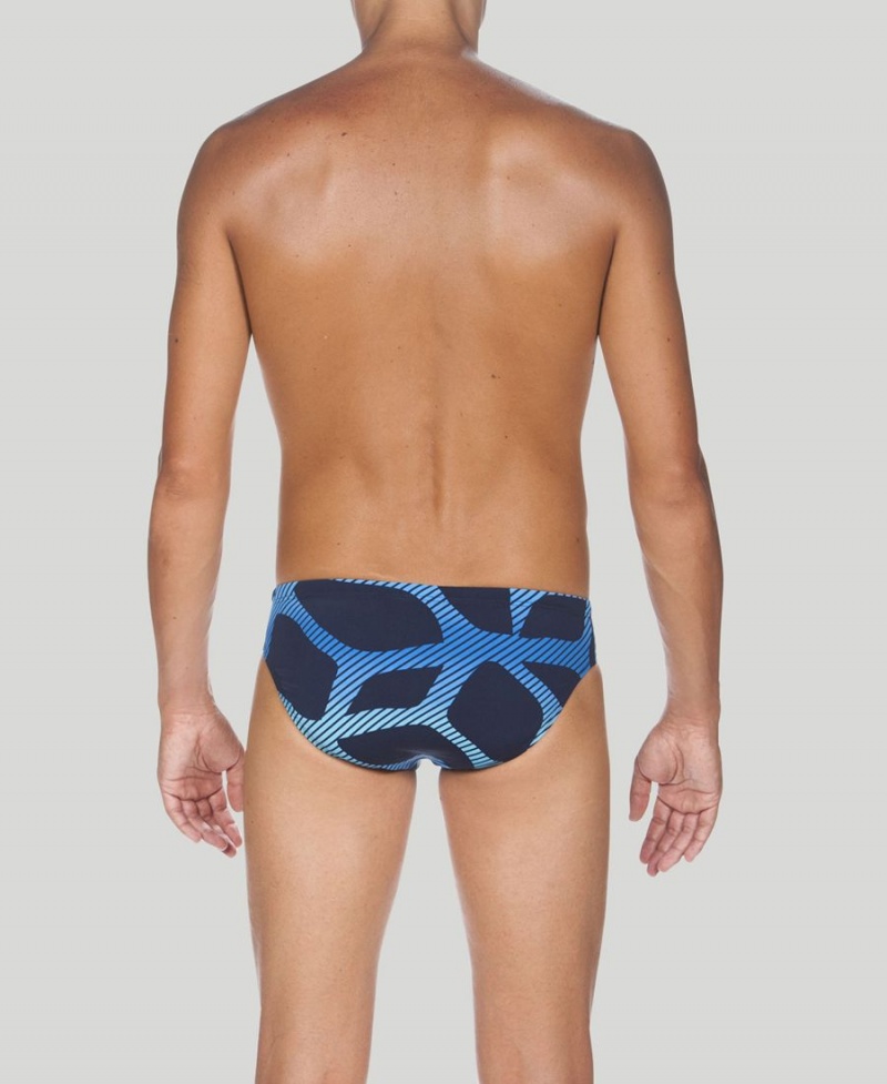 Slip de Bain Arena Spider Bleu Marine Homme | KEB-18865639