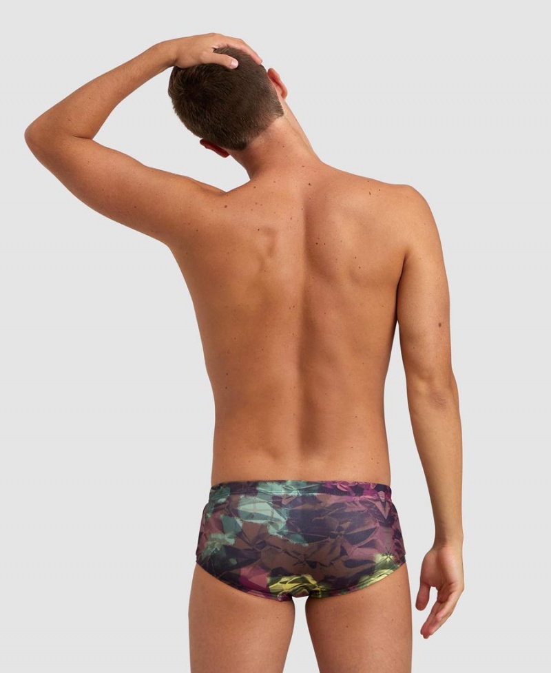 Slip de Bain Arena Hero Camo Low Taille Rouge Multicolore Homme | VDE-77707846