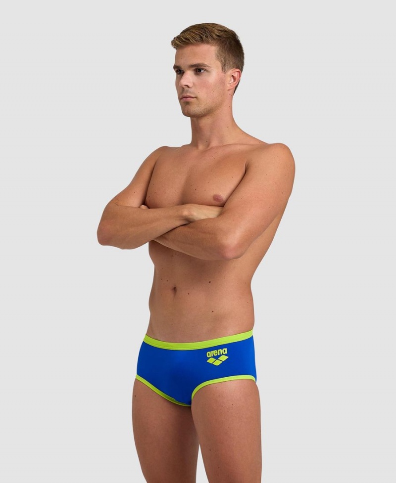 Slip de Bain Arena One Big Logo Bleu Vert Homme | OXD-69306530