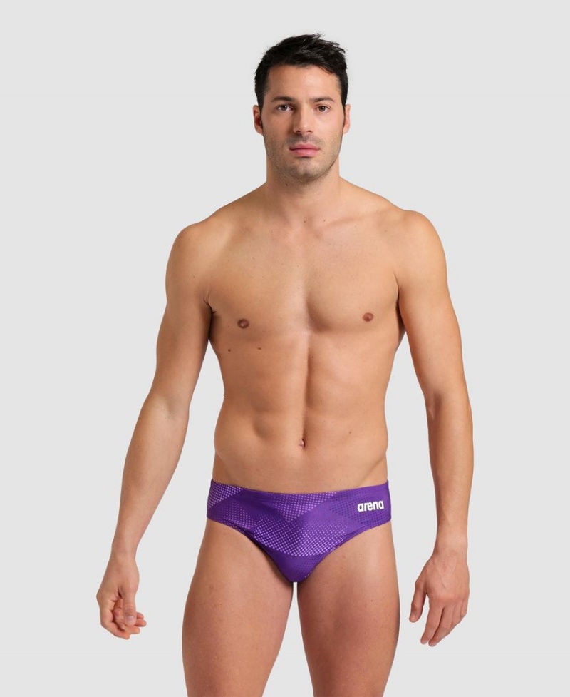 Slip de Bain Arena Halftone Violette Homme | NEU-99190124