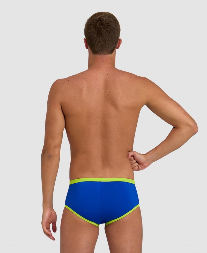 Slip de Bain Arena One Big Logo Bleu Vert Homme | OXD-69306530