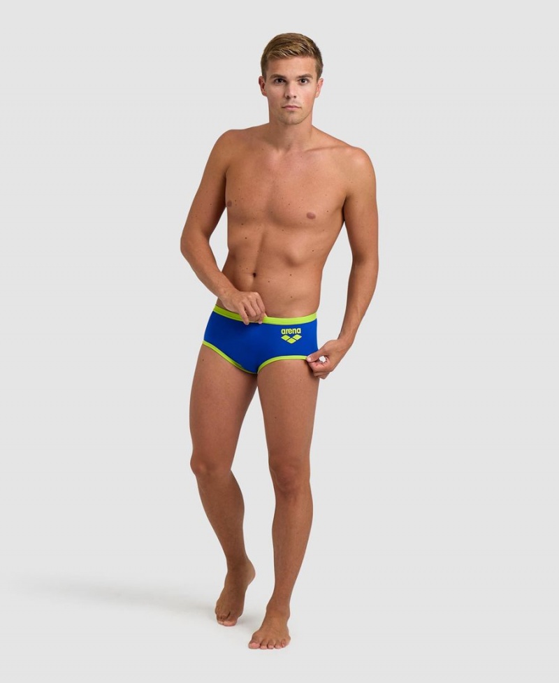 Slip de Bain Arena One Big Logo Bleu Vert Homme | OXD-69306530