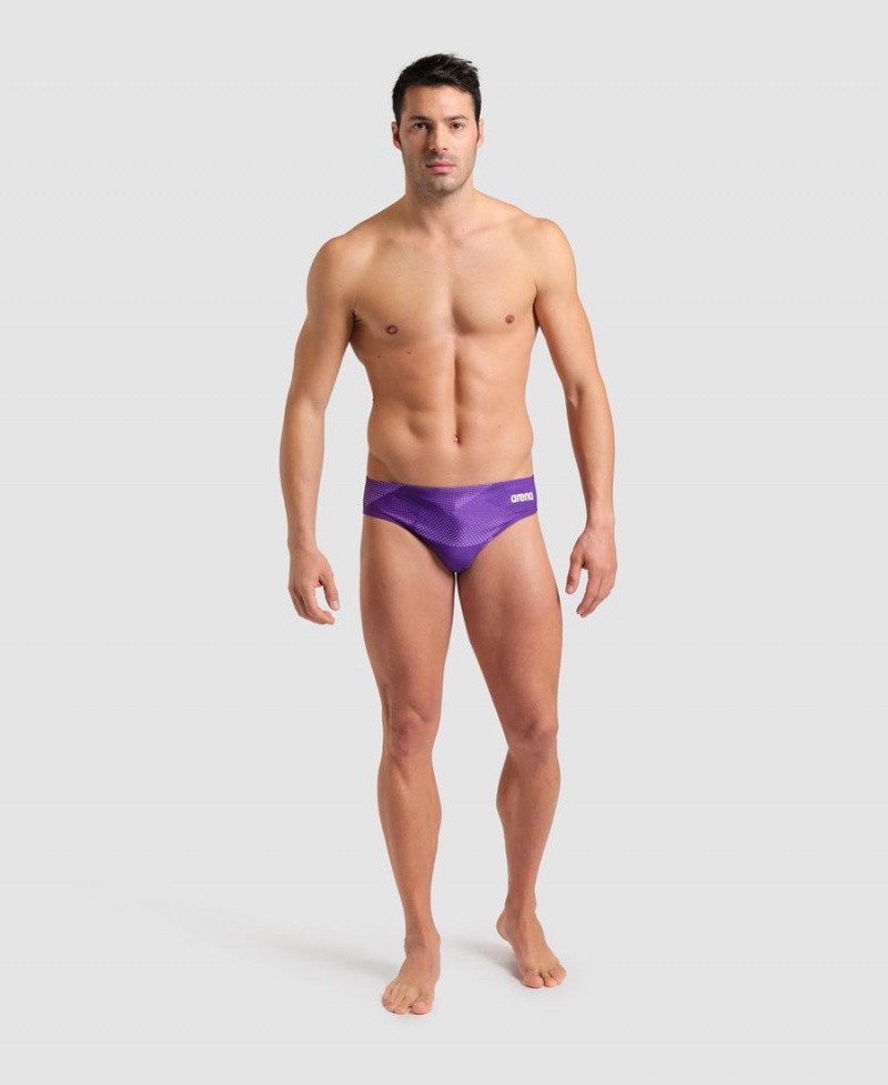 Slip de Bain Arena Halftone Violette Homme | NEU-99190124