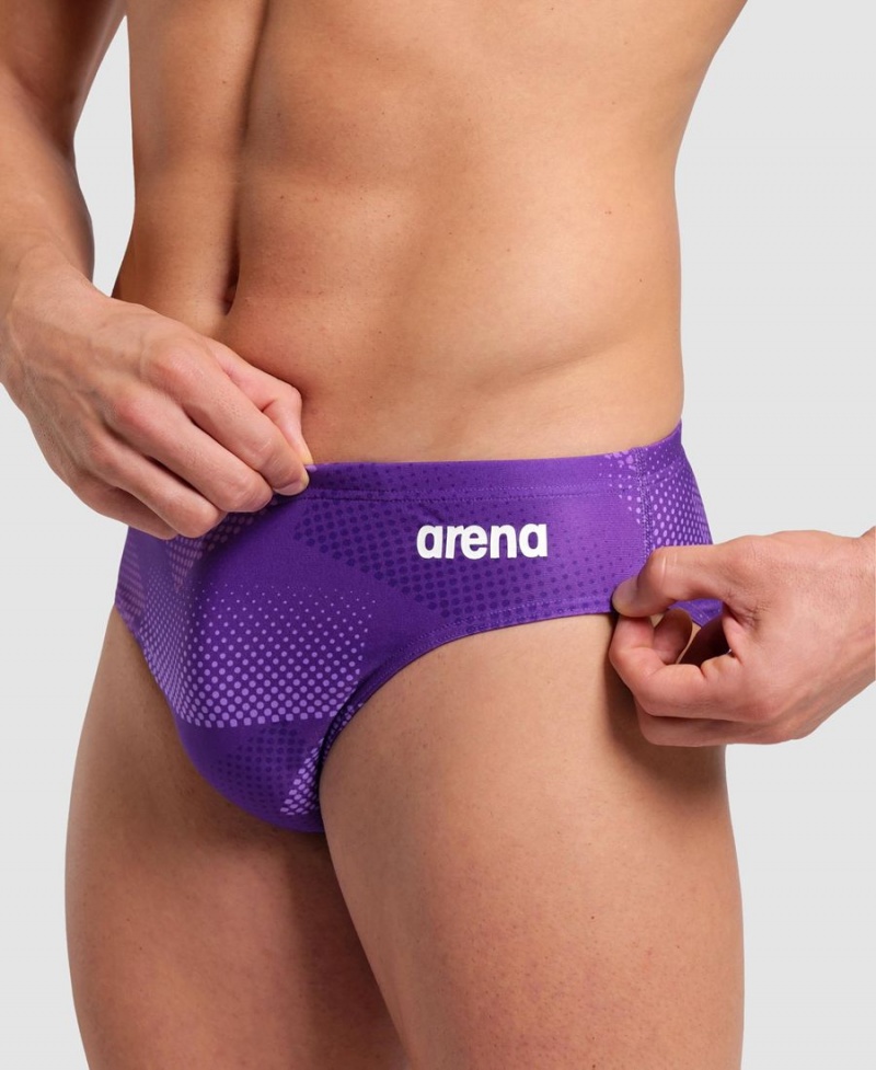 Slip de Bain Arena Halftone Violette Homme | NEU-99190124