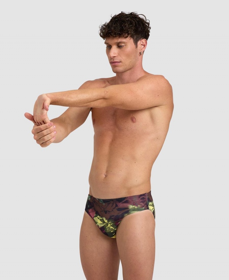 Slip de Bain Arena Hero Camo Rouge Multicolore Homme | PAG-78389587