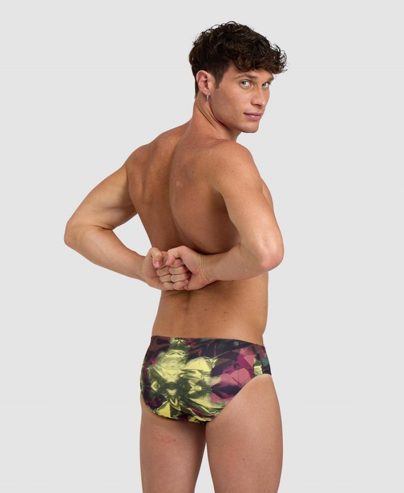 Slip de Bain Arena Hero Camo Rouge Multicolore Homme | PAG-78389587