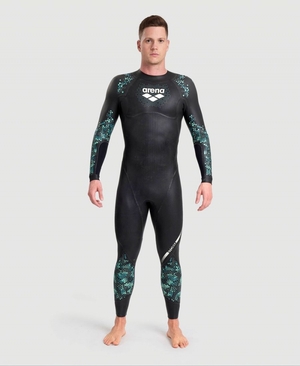 Combinaison Natation Arena Powerskin Storm Noir Bleu Homme | QKS-61486825