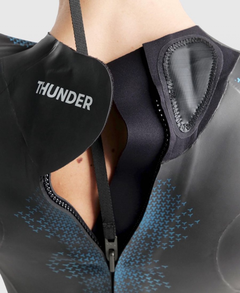 Combinaison Natation Arena Thunder Noir Bleu Homme | JVS-78519168