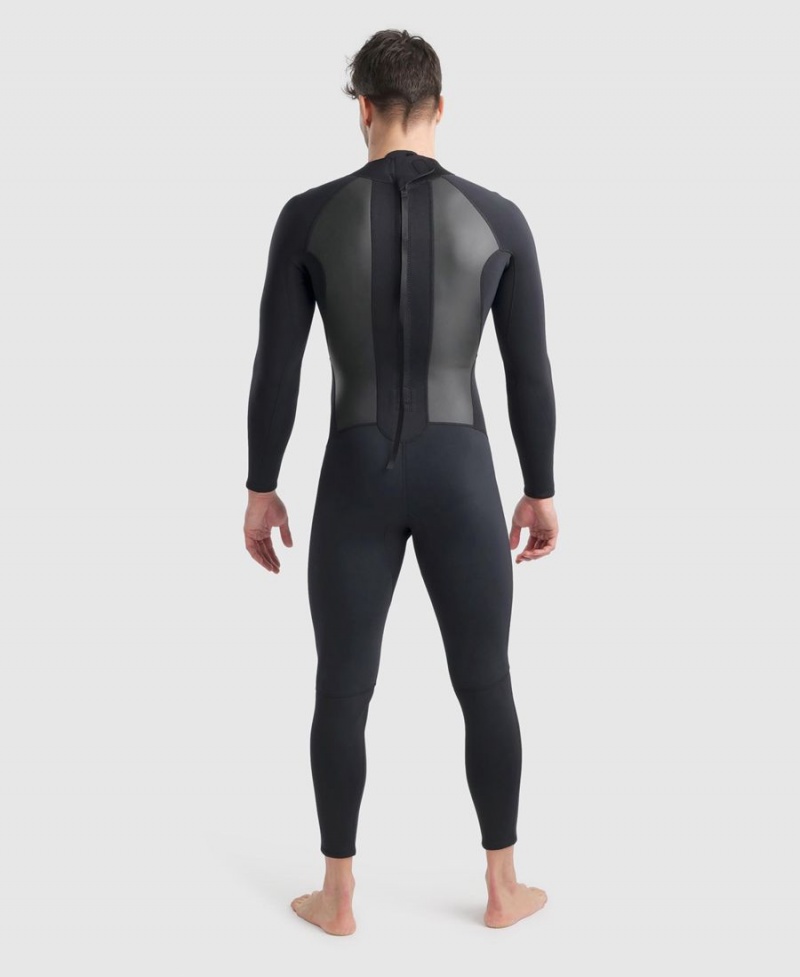 Combinaison Natation Arena Explorer Full Noir Blanche Homme | FZH-74962509