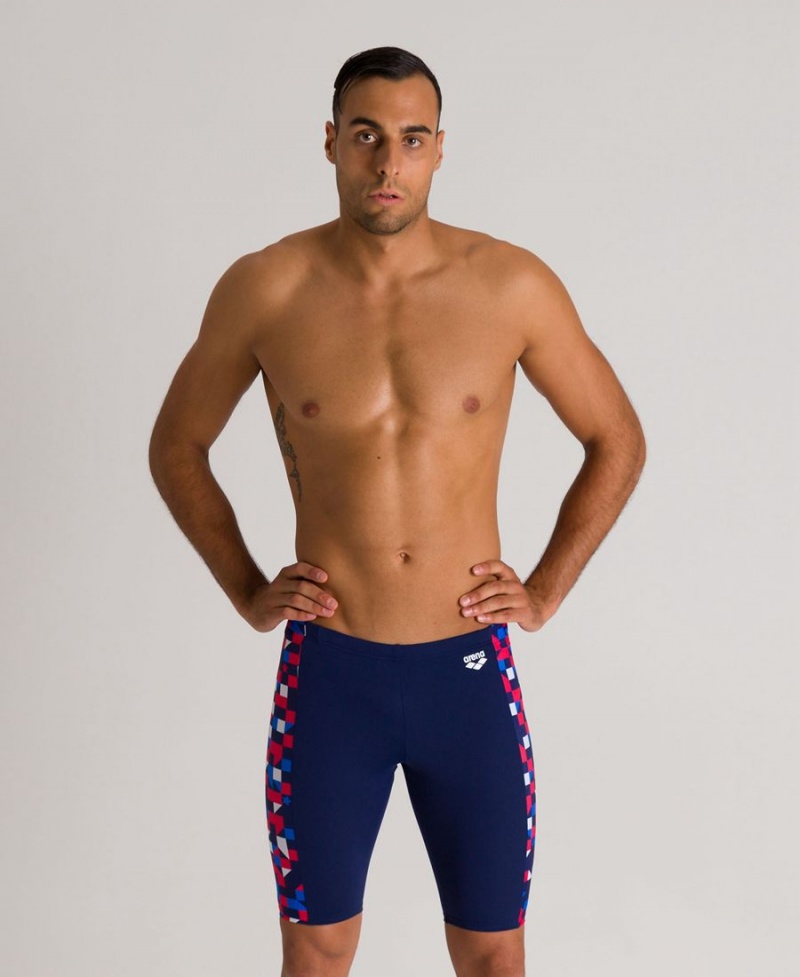 Jammer Arena Red USA Bleu Marine Multicolore Homme | ADK-89998945