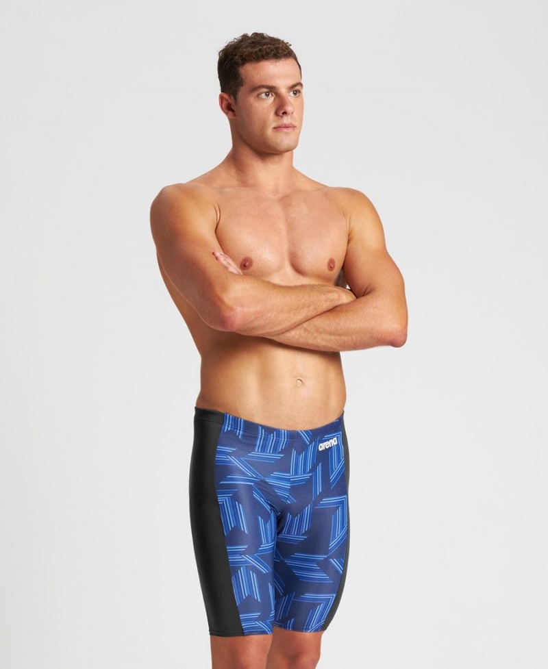 Jammer Arena Puzzled Noir Bleu Marine Multicolore Homme | LXE-51150053