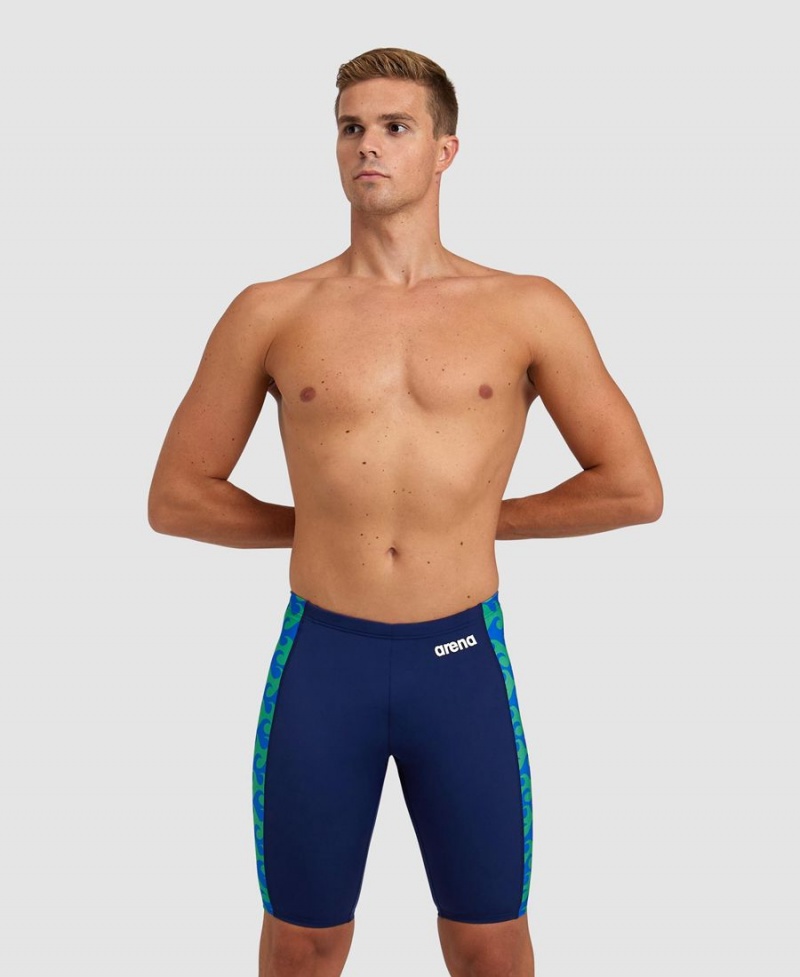 Jammer Arena Ride The Wave Bleu Marine Vert Homme | HQH-12982414