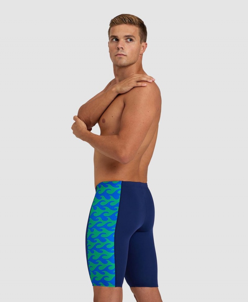 Jammer Arena Ride The Wave Bleu Marine Vert Homme | HQH-12982414