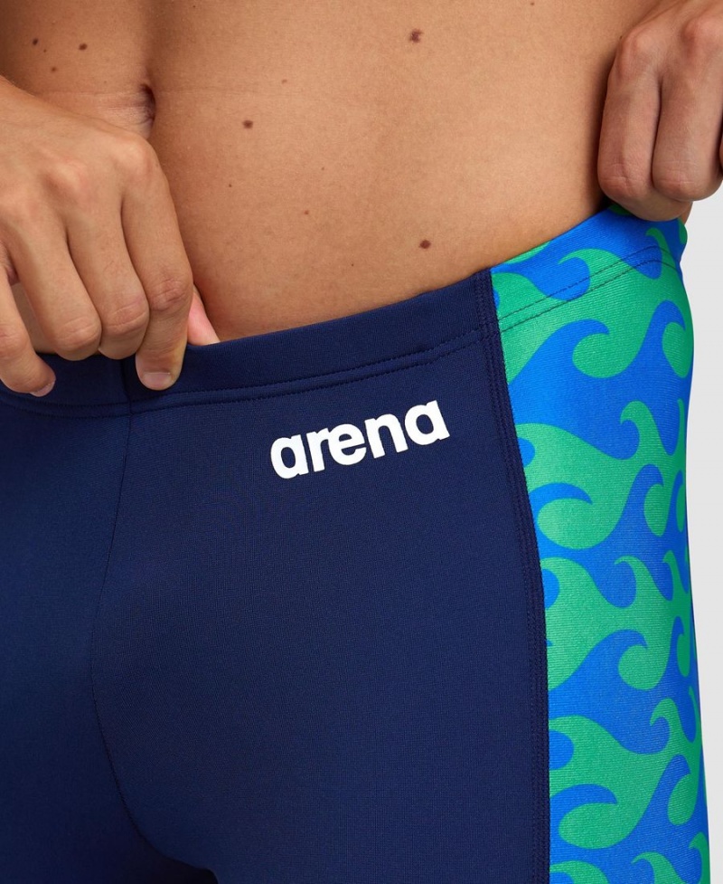 Jammer Arena Ride The Wave Bleu Marine Vert Homme | HQH-12982414