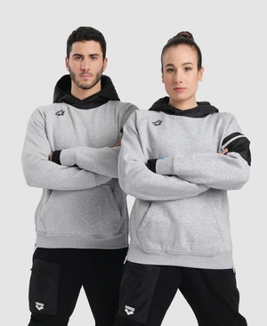 Sweatshirt Arena Encapuchonné Tech Grise Homme | EEX-68591371