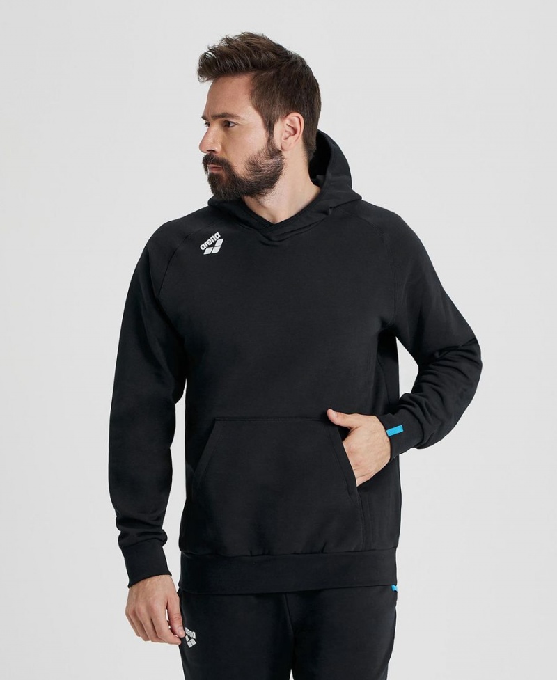 Sweatshirt Arena Team Encapuchonné Panel Noir Homme | TWJ-08340178