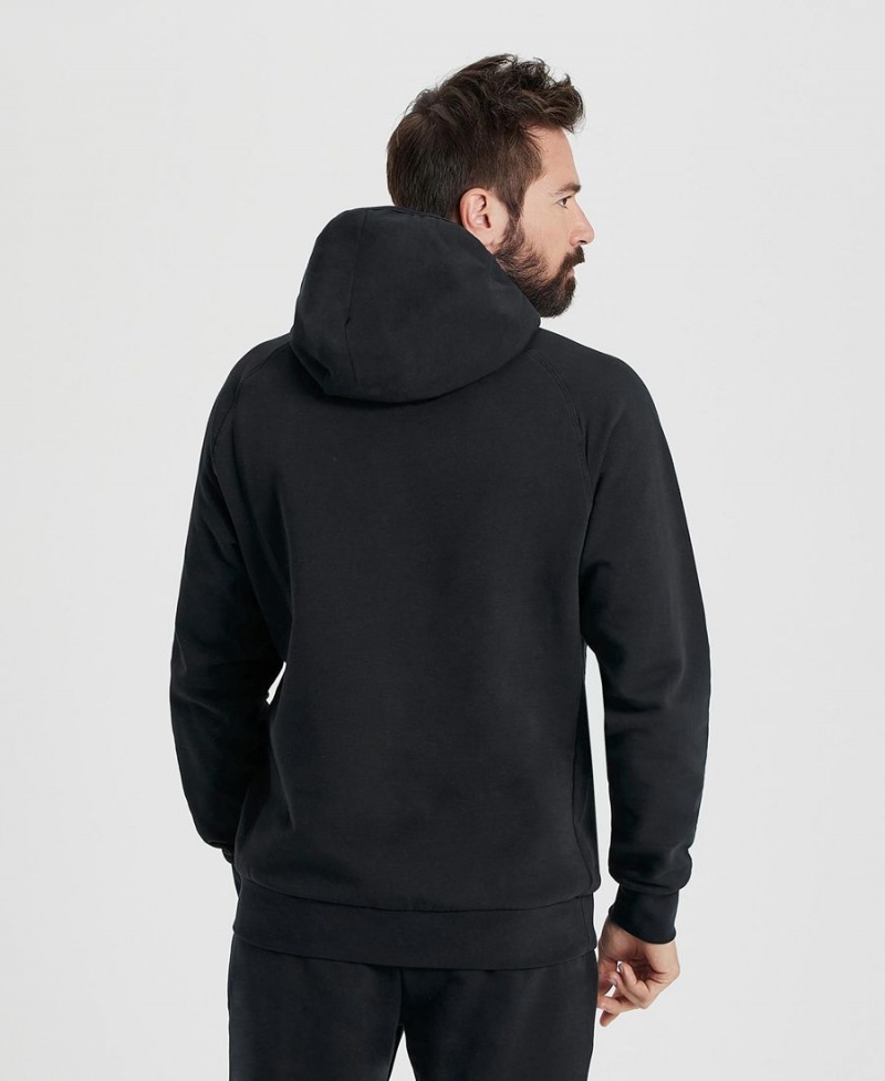 Sweatshirt Arena Team Encapuchonné Panel Noir Homme | TWJ-08340178