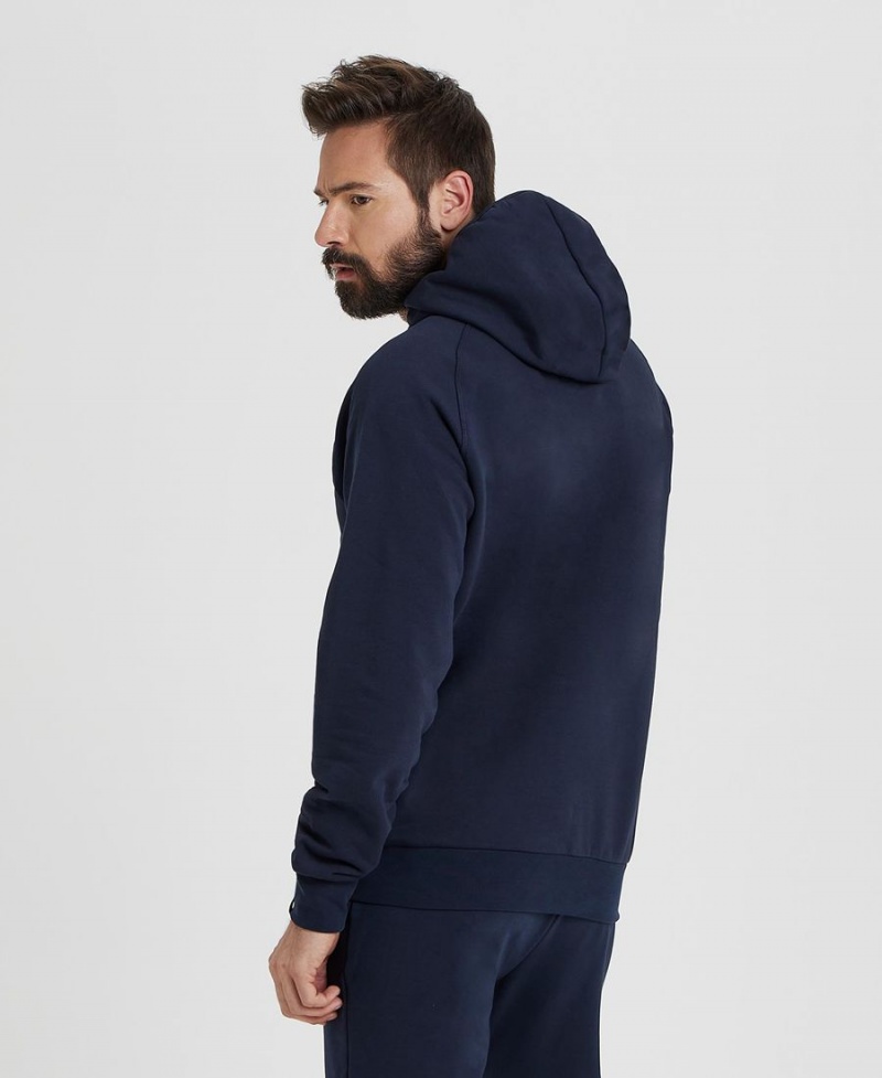 Sweatshirt Arena Team Encapuchonné Panel Bleu Marine Homme | HSZ-57578240