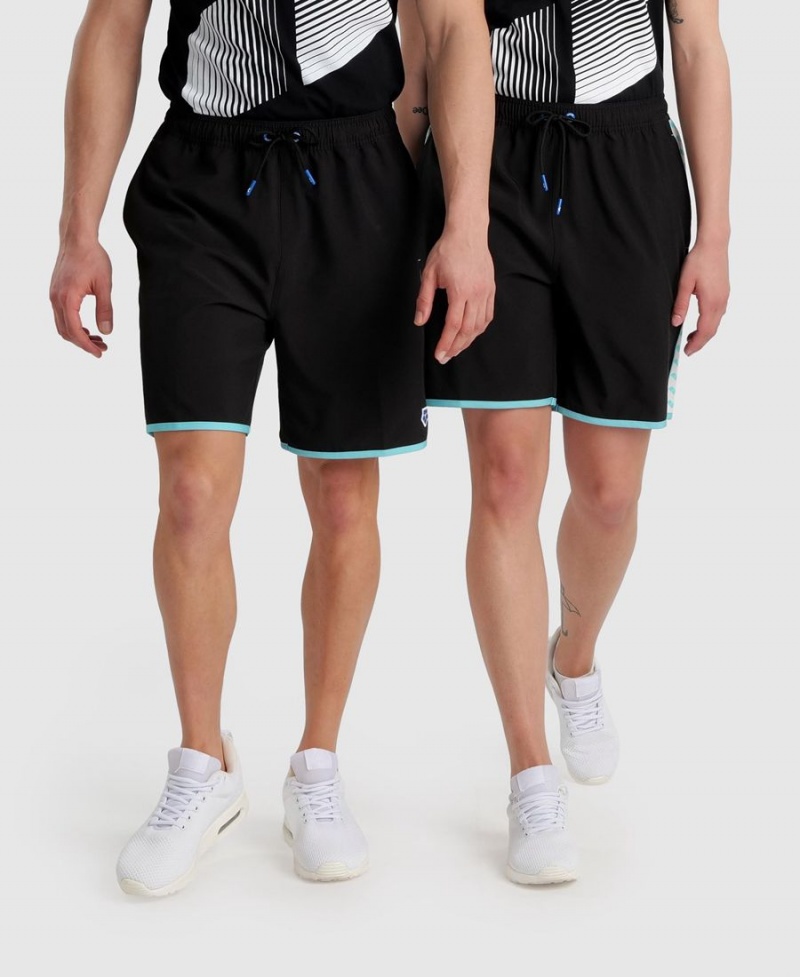 Short Arena Icons Teamstripe Bermuda Noir Blanche Homme | SDC-63198242